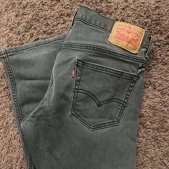 Levi's | Jeans | Levis 569 Mens Gray Jeans Denim Loose Straight Zip Fly ...